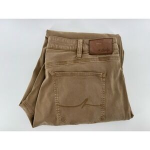 34 Heritage Pants Charisma Mens Size 44x34 Brown Cotton Blend Stretch Straight